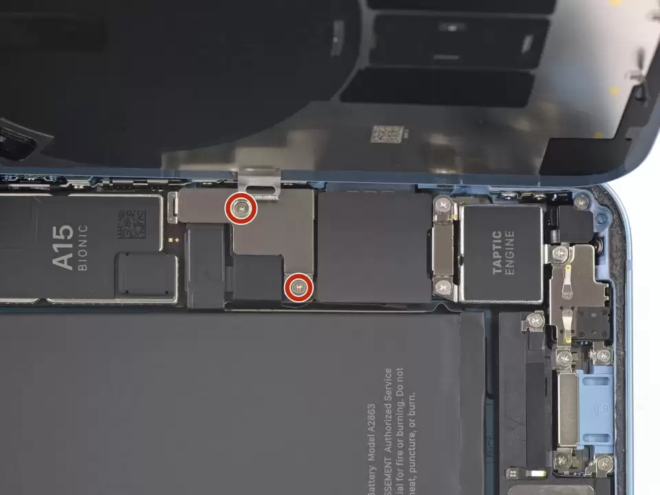 Bước 15 — Quy trình kiểm tra và sửa loa mic (theo hướng dẫn iFixit)