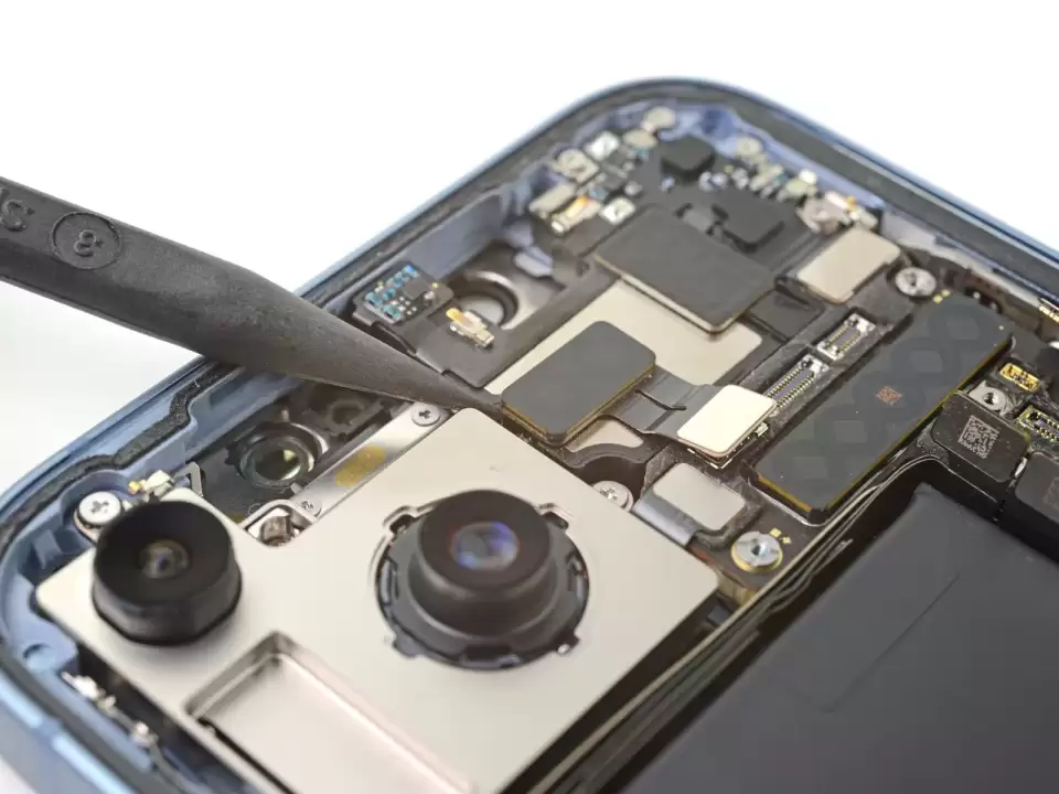 Bước 27 — Quy trình kiểm tra và sửa loa mic (theo hướng dẫn iFixit)