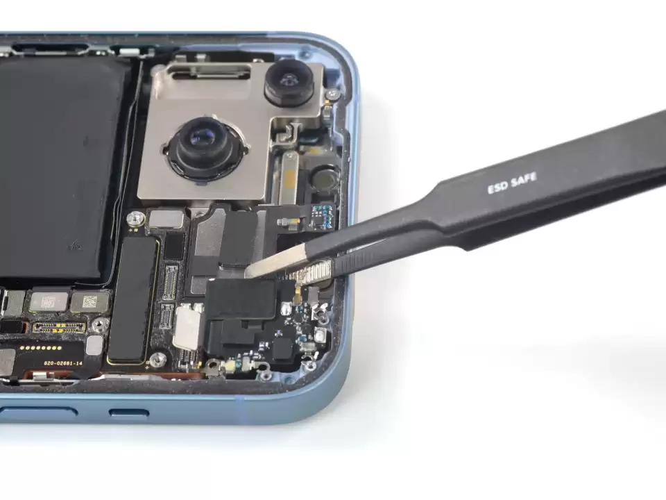 Bước 31 — Quy trình kiểm tra và sửa loa mic (theo hướng dẫn iFixit)