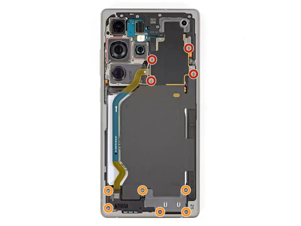 Thay kính camera Samsung Galaxy S20 đến S26 Ultra — Bước 13