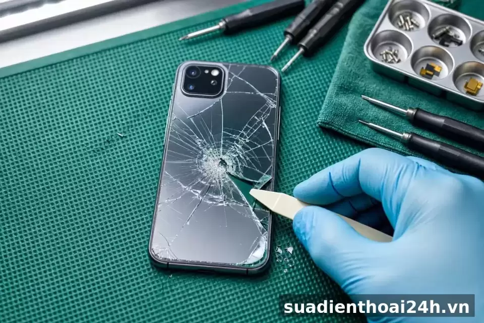 Thay kính lưng iPhone 11 đến 17 Pro Max tại suadienthoai24h.vn 1
