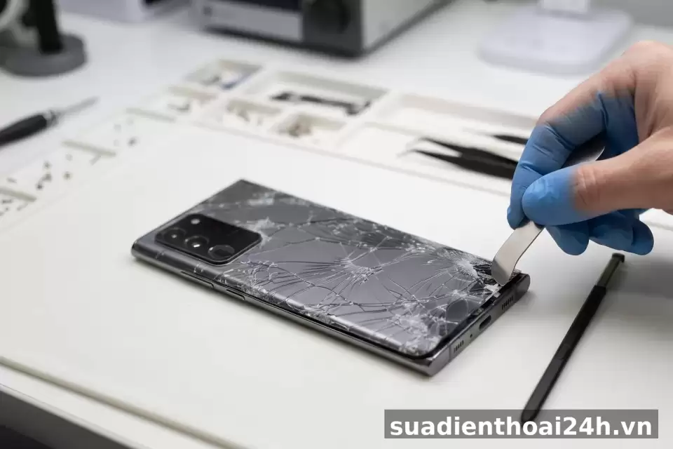 Thay kính lưng, nắp lưng Samsung Galaxy Note