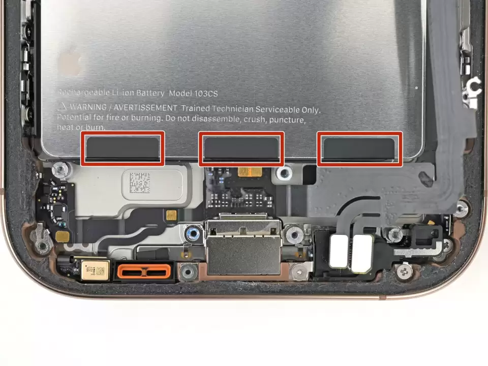 Bước 35 — Thay chân sạc iPhone 11 đến 17 Pro Max