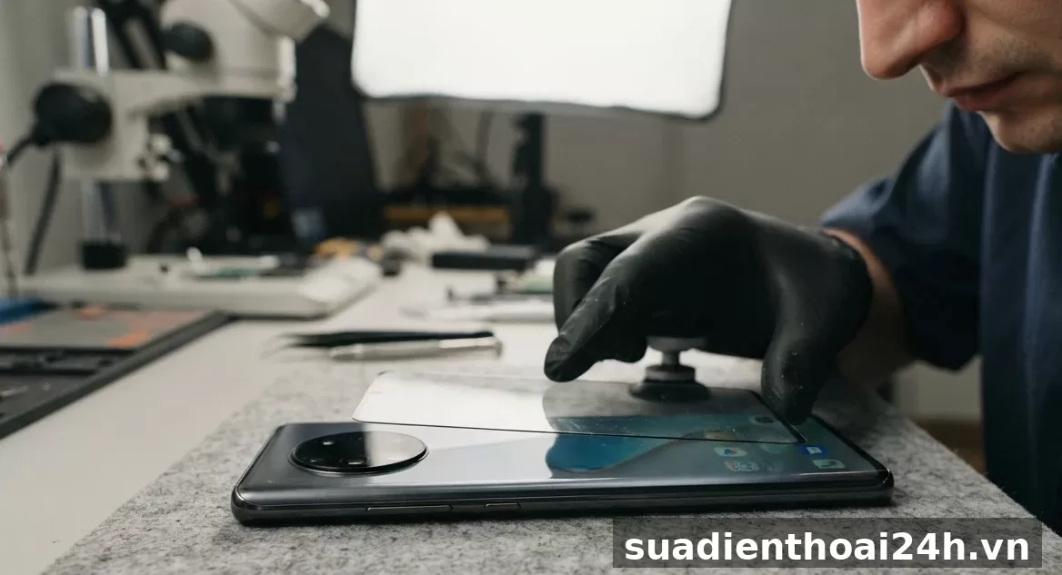 Ép kính Huawei P30 đến P60 Pro tại suadienthoai24h.vn 3