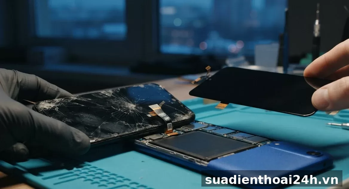 Thay màn hình realme 8 đến realme 14T tại suadienthoai24h.vn 2