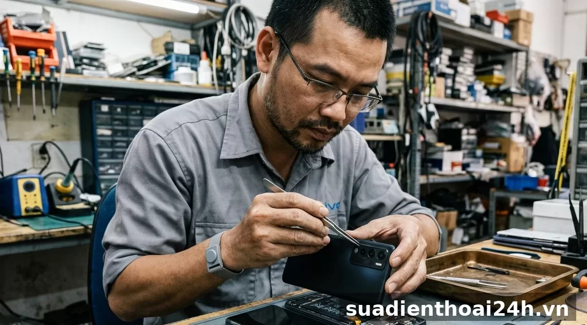 Thay kính lưng vivo NEX, NEX S, NEX Dual, NEX 3 tại suadienthoai24h.vn 4