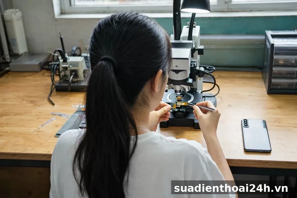 Ép cổ cáp màn hình Huawei P30 đến P60 Pro tại suadienthoai24h.vn 4